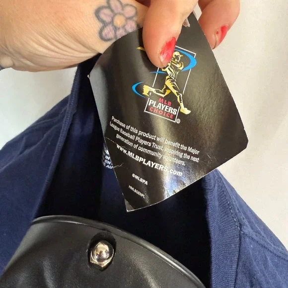 Majestic Boston Red Sox 2018 World Series Champions Mookie Betts Navy Shirt XL - Picture 5 of 8